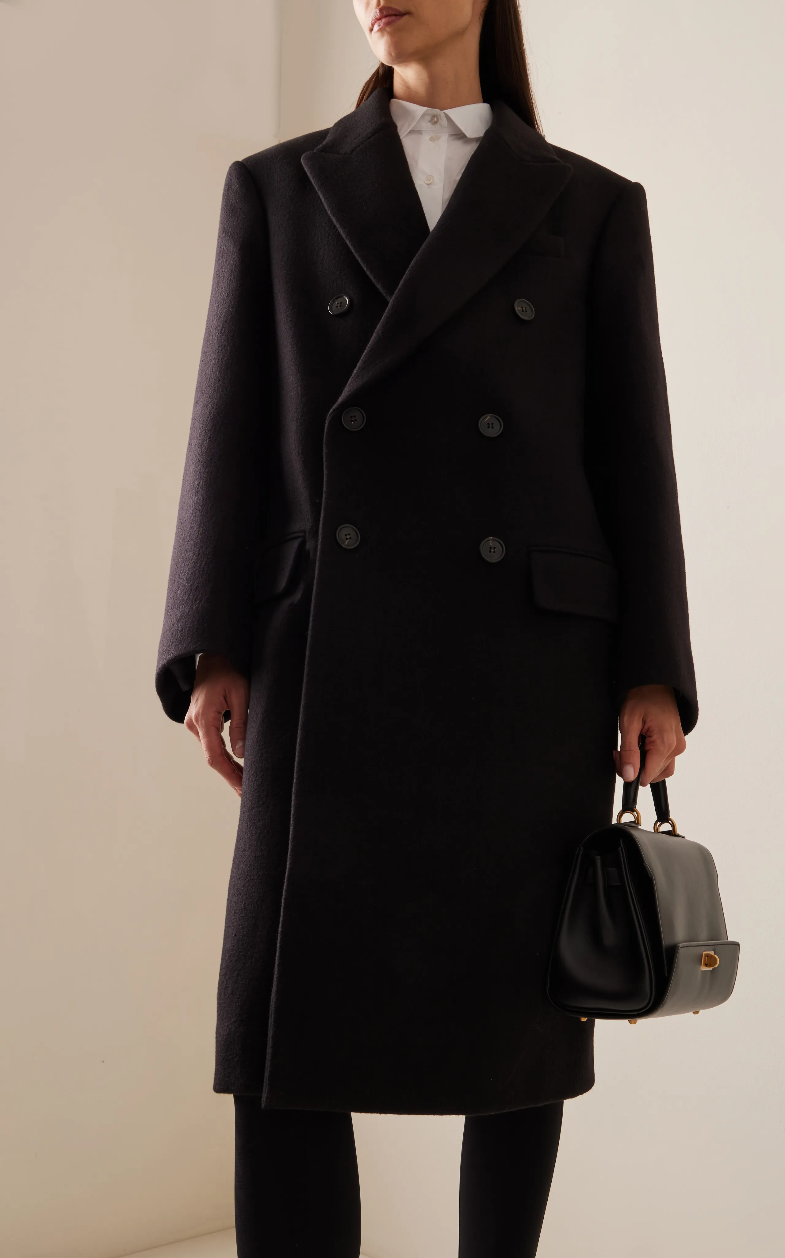 Wardrobe.NYC Double-Breasted Wool Coat