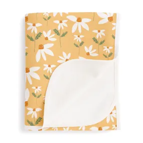 Winter Water Factory | French Terry Blanket in Yellow Daisies Print