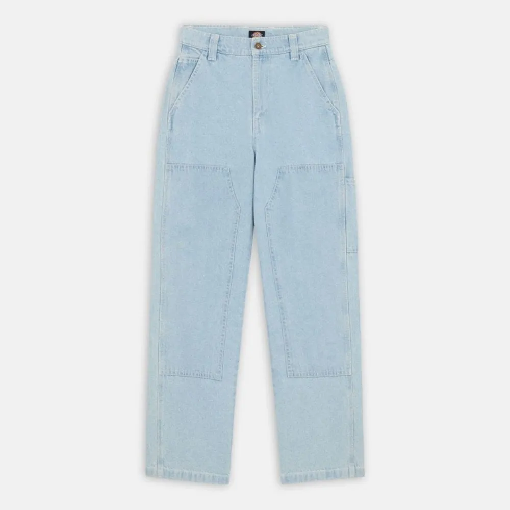 Women's Madison Double Knee Denim Loose - Vintage Blue