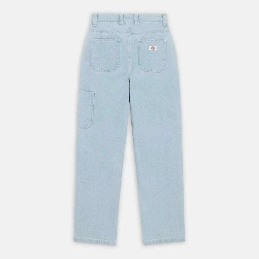 Women's Madison Double Knee Denim Loose - Vintage Blue