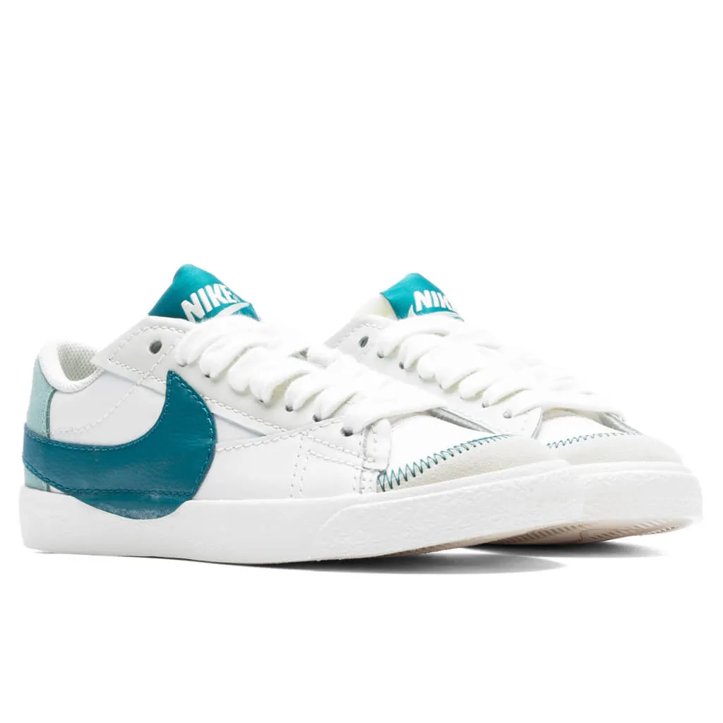 Women's Blazer Low '77 Jumbo - Summit White/Geode Teal/Sea Glass