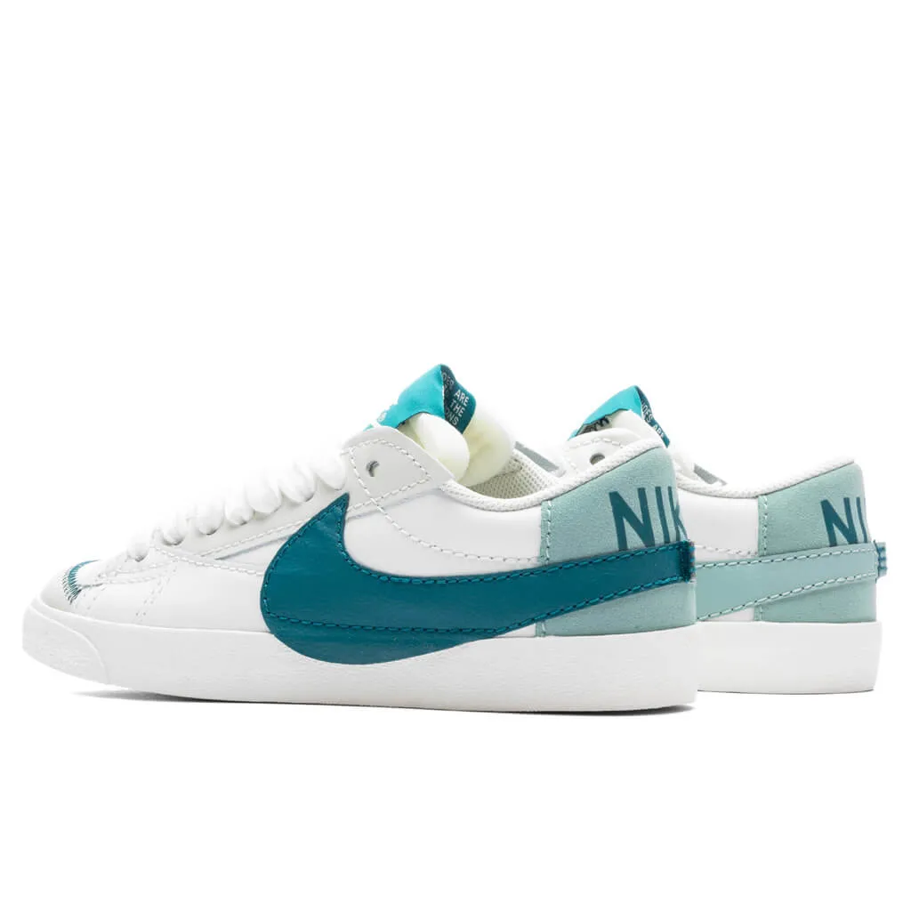 Women's Blazer Low '77 Jumbo - Summit White/Geode Teal/Sea Glass