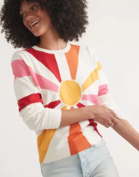 Women's Exploded Sun Icon Sweater