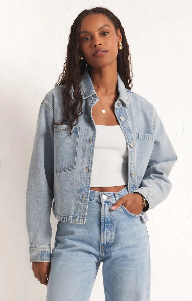 Z Supply - Cropped Denim Jacket