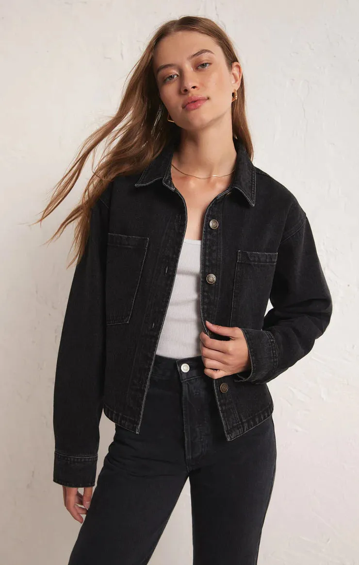 Z Supply - Cropped Denim Jacket